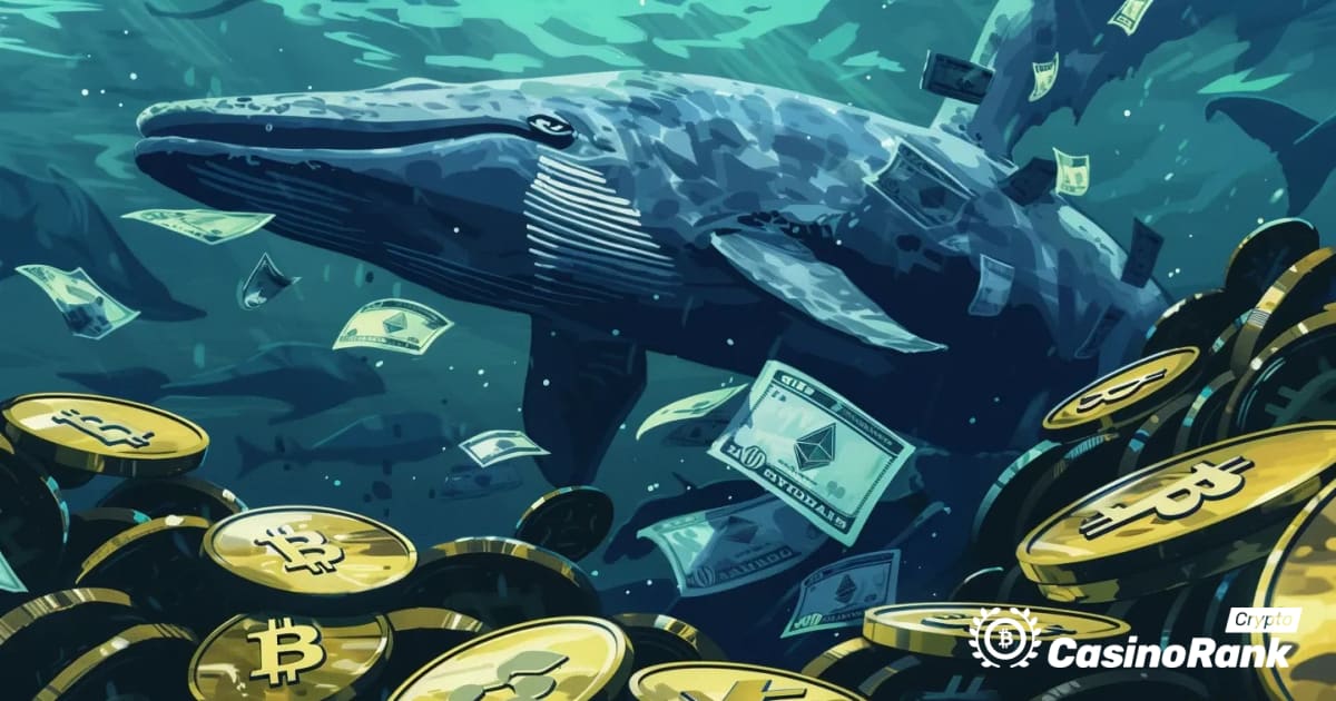 Ethereum stiger til en måneds høye når hval akkumulerer ETH og låner millioner